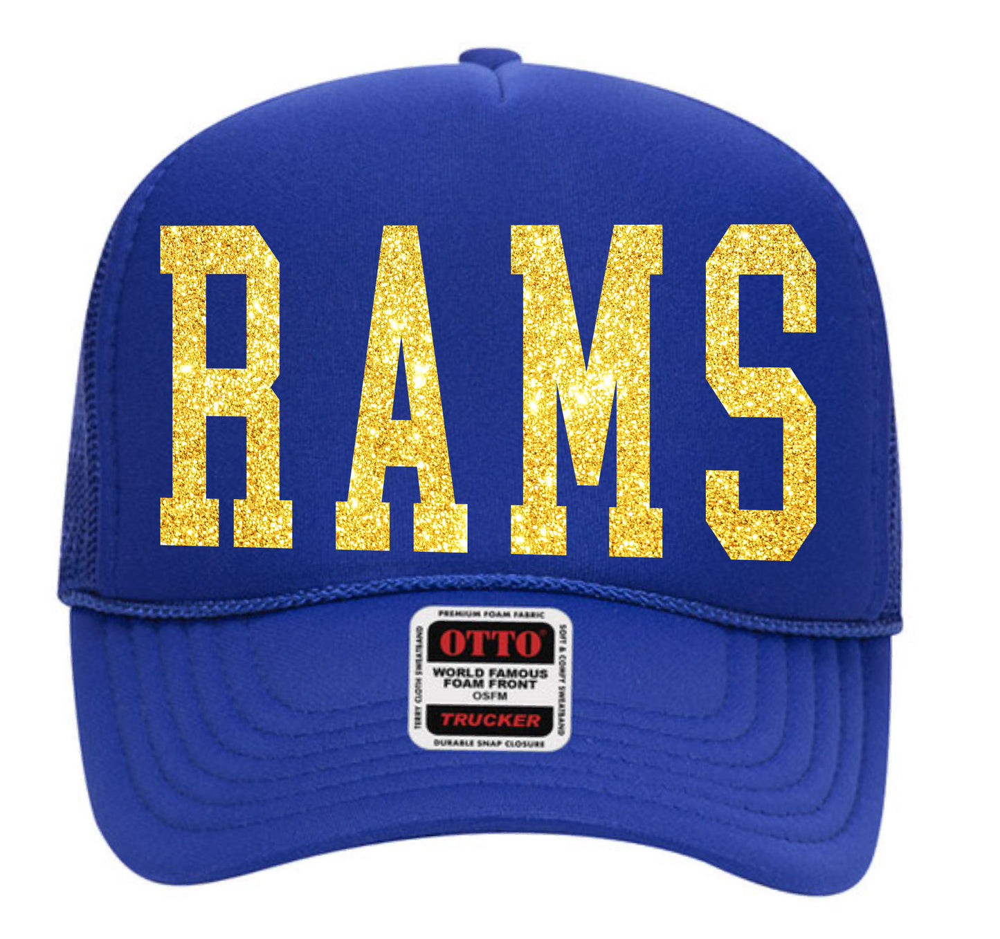 Glitter RAMS Trucker Hat- NEW